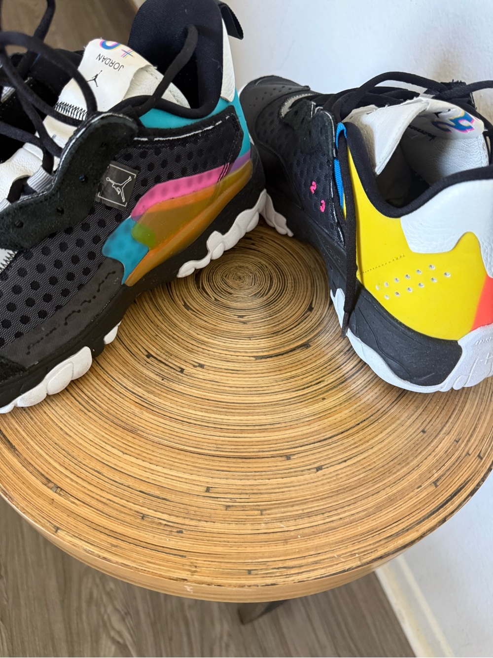 Nike Air Jordan Delta 2 SP Black and White base with Vibrant multicolor - Picture 7 of 8